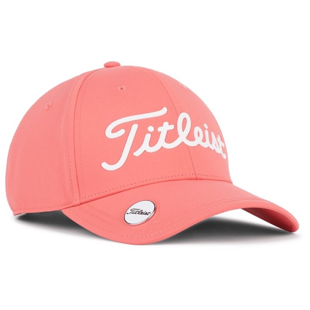 Casquette Players Performance Ball Marker Coral White