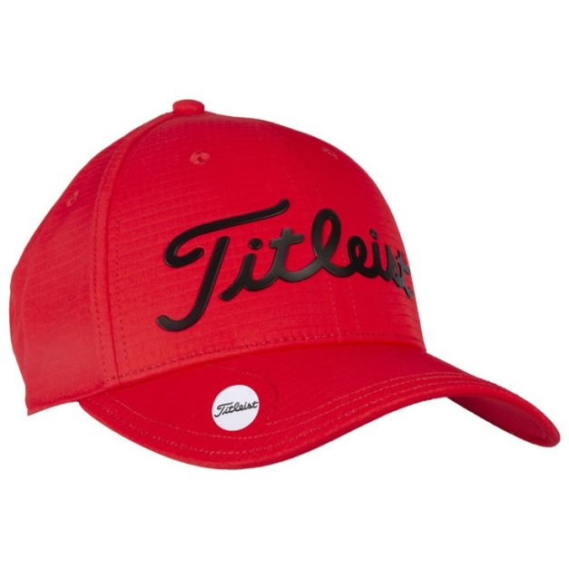 Casquette Performance Ball Marker Fashion Red Black