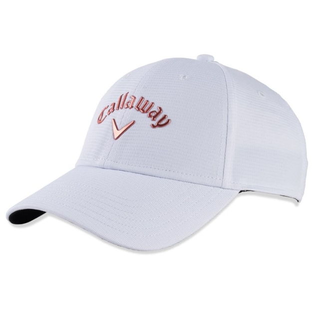 Casquette Liquid Metal Women White Rose Gold
