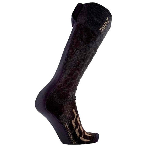 Chaussettes Powersock Heat Fusion Black Gold
