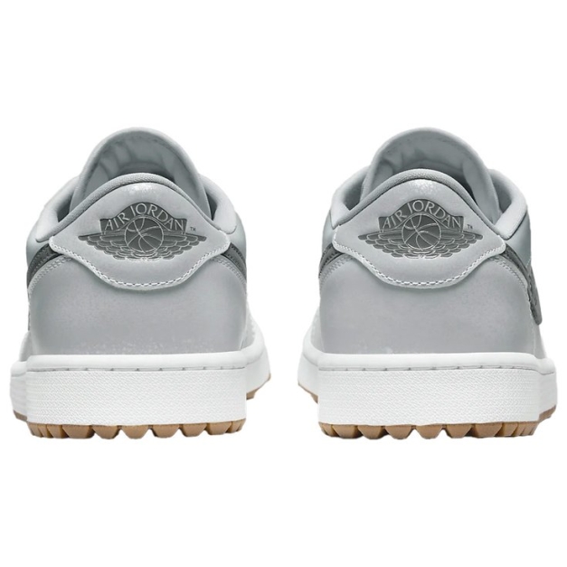 Chaussures sans crampons Air Jordan 1 Low G Wolf Grey Iron Grey White Gum Medium Brown