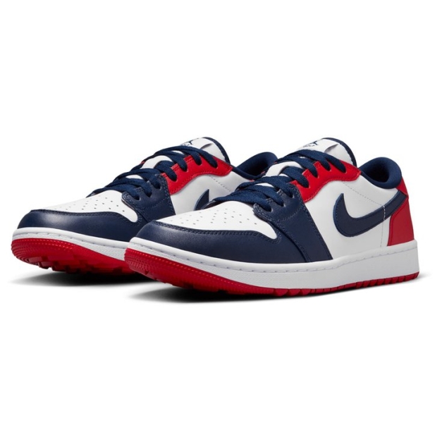 Chaussures sans crampons Air Jordan 1 Low G White Obsidian Varsity Red