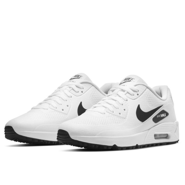 Chaussures sans crampons Air Max 90 G White Black
