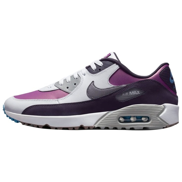 Chaussures sans crampons Air Max 90 G NRG White Cave Purple Purple Smoke