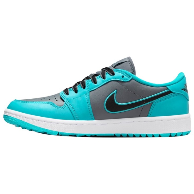 Chaussures sans crampons Air Jordan 1 Low G Cool Grey Black Gamma Blue