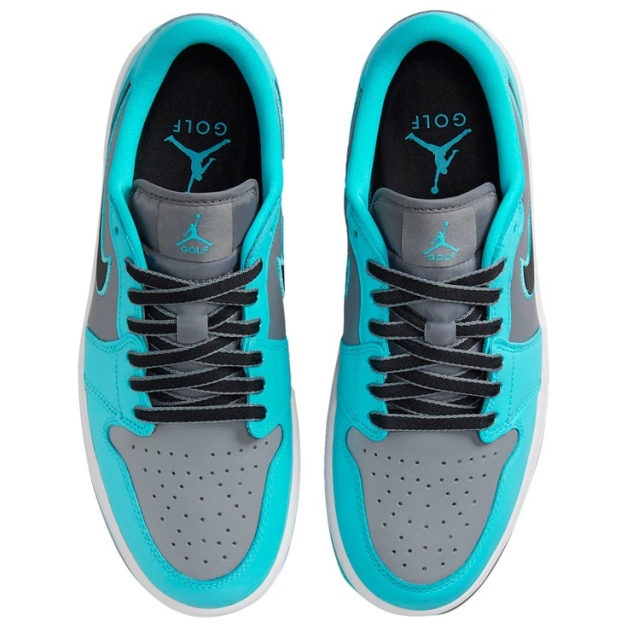 Chaussures sans crampons Air Jordan 1 Low G Cool Grey Black Gamma Blue