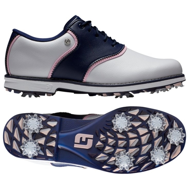 Chaussures avec crampons Women's Premiere Series White Navy Pink