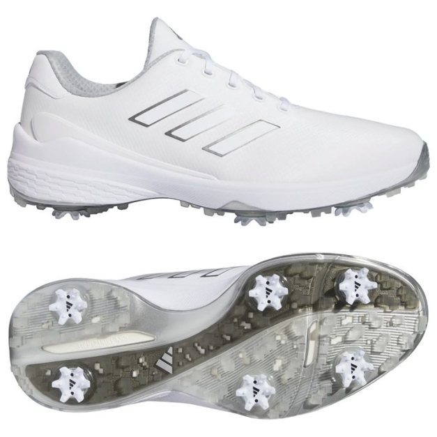 Chaussures avec crampons ZG23 Footwear White Dark Silver Metallic