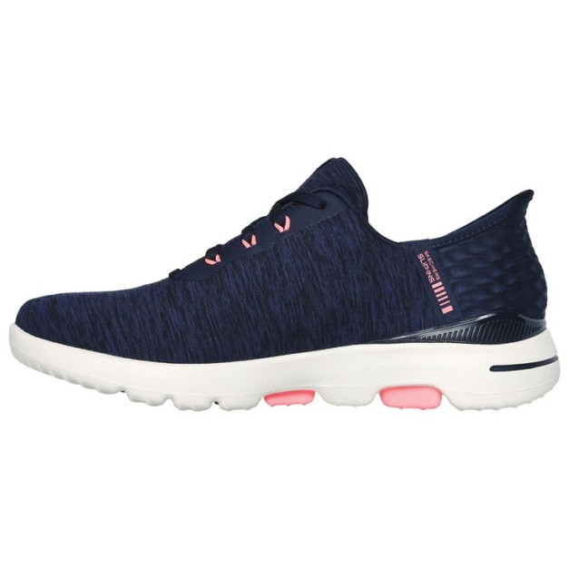 Chaussures sans crampons Go Golf Walk 5 Slip Ins W Navy Pink Trim
