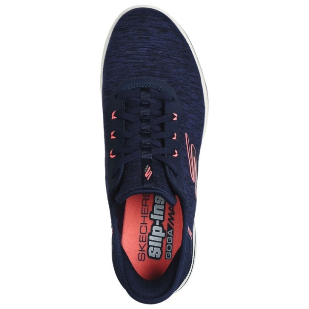 Chaussures sans crampons Go Golf Walk 5 Slip Ins W Navy Pink Trim