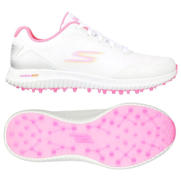 Chaussures sans crampons Go Golf Max 2 W White Pink Trim
