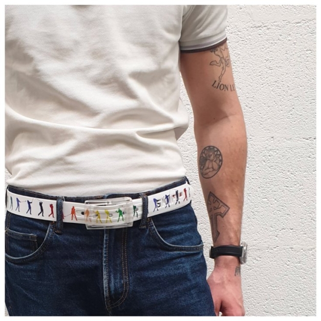 Ceinture Hubert Privé Motif Golf