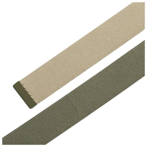 Ceinture Reversible Web Belt Olive Strata Hemp