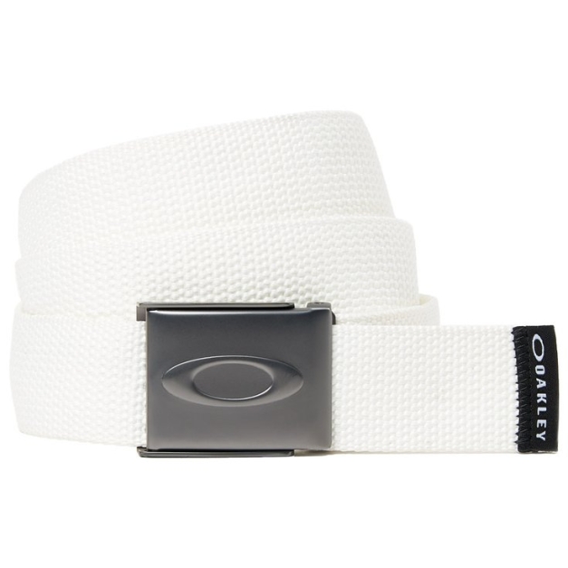 Ceinture Ellipse Web Belt White