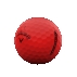 Balles Callaway Supersoft Rouge mat - Boite de 3