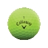 Balles Callaway Supersoft Vert mat - Boite de 3