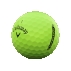 Balles Callaway Supersoft Vert mat - Boite de 3