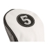 Capuchon de club Fairway 5 Headcover White Black Red