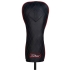 Capuchon de club Jet Black Leather Headcover Driver