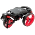 Chariot manuel 3 roues Tri Lite Noir Roues Rouge