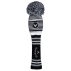 Capuchon de club Pom Pom Fairway Black White Grey