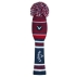 Capuchon de club Pom Pom Hybrid Navy Red White