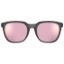 Lunettes de soleil Talent Black Crystal Matte Brown Pink Polarized