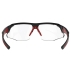 Lunettes de soleil Galibier Noire Mate Rouge Irise Rouge Photochromique