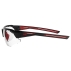 Lunettes de soleil Galibier Noire Mate Rouge Irise Rouge Photochromique