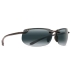 Lunettes de soleil Banyans Noir Brillant Gris Neutre Mauibrilliant