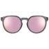 Lunettes de soleil Merit Black Crystal Matte Brown Pink Polarized