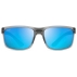Lunettes de soleil  Pokowai Arch Gris Mat Translucide Bleu Hawaï MauiPure