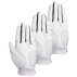 Gants synthetiques classiques (Unité) Grip Plus Black Pack de 3