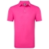 Polo Stretch Pique Solid Hot Pink