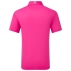 Polo Stretch Pique Solid Hot Pink