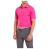 Polo Stretch Pique Solid Hot Pink