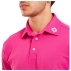 Polo Stretch Pique Solid Hot Pink