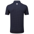Polo Stretch Lisle Dot Print Navy With White