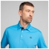 Polo Pure Solid Polo Aqua Blue