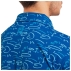 Polo Golf Course Doodle Pique Deep Blue