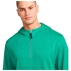 Pull Dri-Fit Golf Hoodie Neptune Green Brushed Silver