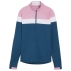 Pull W Lightweight 1/4 Zip Ocean Tropic Pink Icing