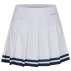 Jupe Mira Pleated Skort White