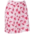 Jupe Floral Print Knit Skort Pink Red Black