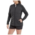 Veste Women's Hybrid Jacket Black With Chevron Print