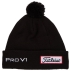 Bonnet Tour Pom Pom Black White