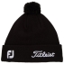 Bonnet Tour Pom Pom Black White