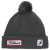 Bonnet Tour Pom Pom Charcoal White