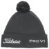Bonnet Tour Pom Pom Charcoal White