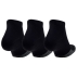Chaussettes Heatgear Locut 3 Packs Black Black Steel